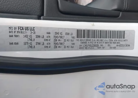 2018 Jeep Grand Cherokee Laredo E 4X4 из США, поврежденный, VIN 1C4RJFAG8JC286229